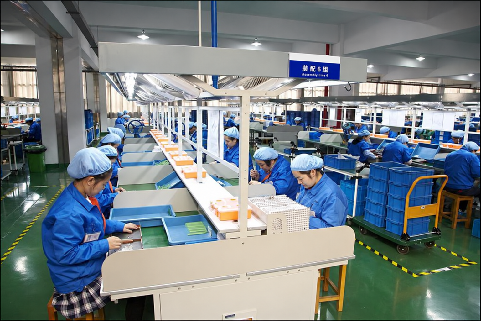 Production assembly line