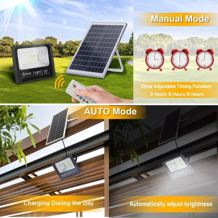 Solar garden floodlight — product information 15