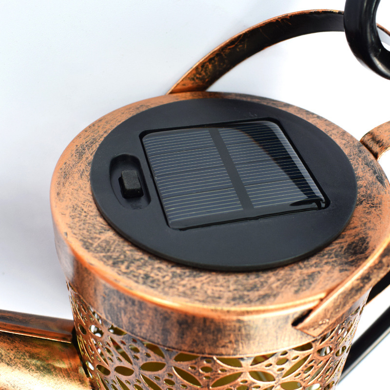 Solar watering can garden light — product information 12