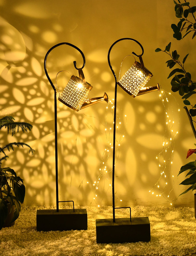 Solar watering can garden light — product information 17
