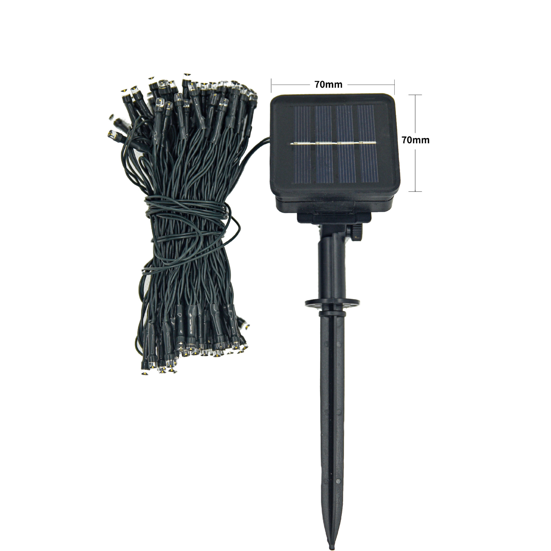 200 LED RGB solar string lights — product information 8