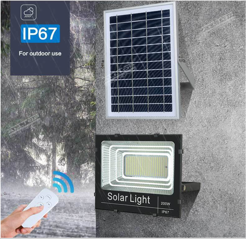 Solar garden floodlight — product information 11