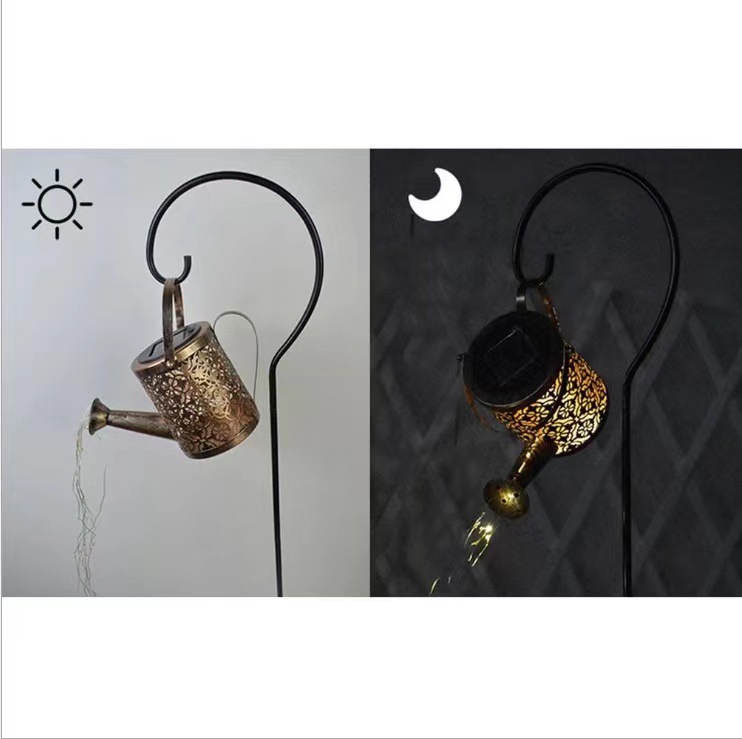 Solar watering can garden light — product information 15