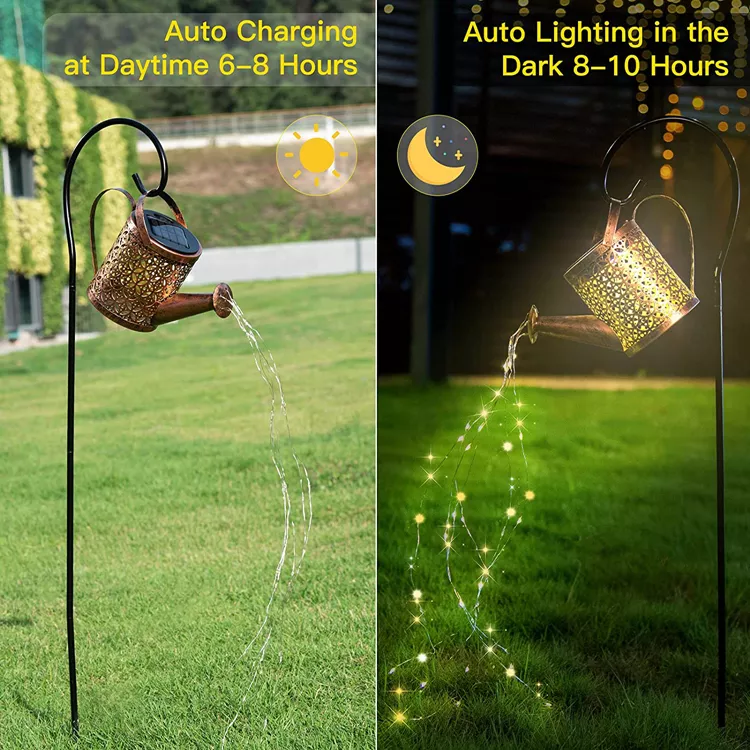 Solar watering can garden light — product information 16