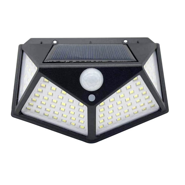 Solar PIR security wall light