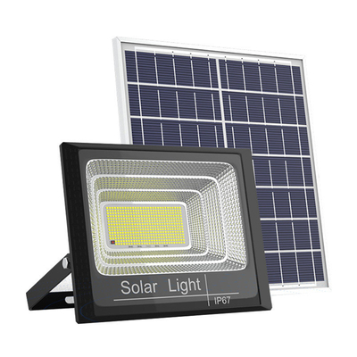 Black Solar Flood Garden Lights LED Solar Street Light Waterproof Solar Floodlight