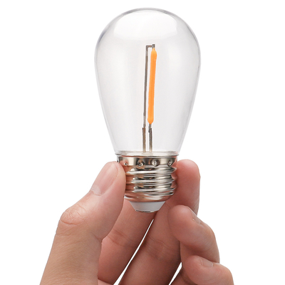 Pc Aluminum Led Single Filament Bulb S14 for Voice Control in Theme Park Party House