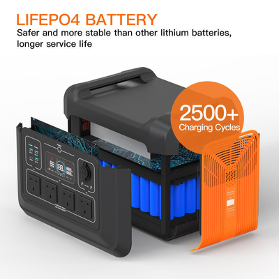 The Latest Pure Sine Wave Inverter Type 2400w Solar Power Station for Outdoor Emergency