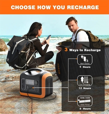 Emergency Power Supply 31Ah Lifepo4 1200w Solar Power Station with MPPT Controller