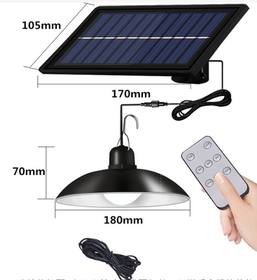 Big Solar Panel Indoor Remote Control Solar Power Ceiling Light for Modern Homes
