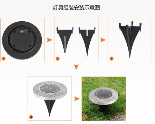 Outdoor Landscape Solar Lawn Light with 4w Lamp Power and High Lumens Output Design