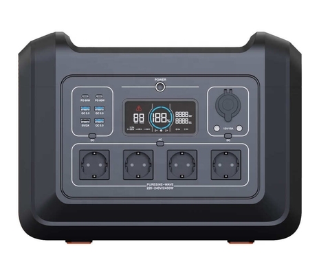 2400w Lifepo4 Power Station ABS PC Construction for Long-Lasting Outdoor Solar Power