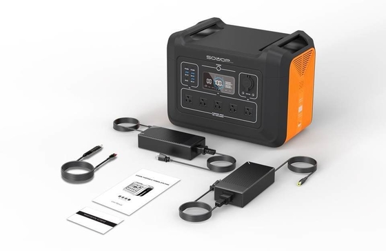 2400w Portable Rechargeable Power Station for Outdoor Camping and Quick Charge Support