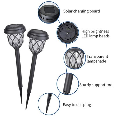 50lm Decorative Solar Garden Lamp for Pathway Lighting in -20 50C Working Temperature