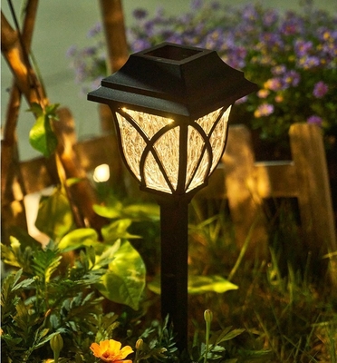 50lm Decorative Solar Garden Lamp for Pathway Lighting in -20 50C Working Temperature