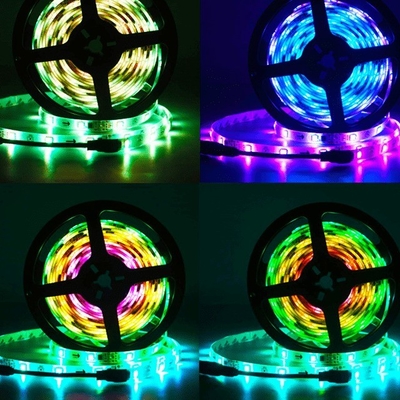 100m Custom Length LED Strip Lights 12v Multi-Color RGB Red Green Blue -45 50C 0.69kg