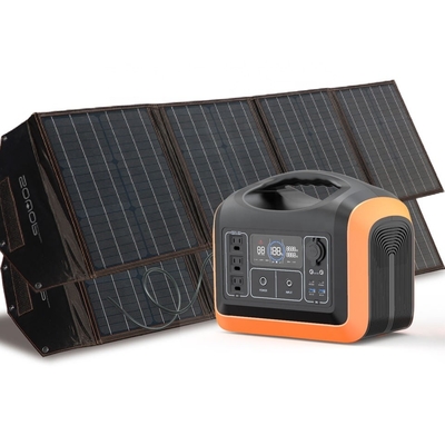 110V-240V Output Voltage 1800w Solar Generator Power Station Portable With Solar Panel