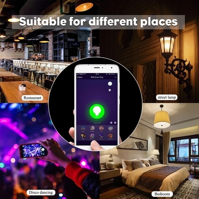 80lm/W Lamp Luminous Efficiency Multicolor Dimmable TUYA WiFi LED Light Bulb For Home Needs