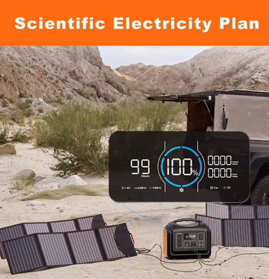 Portable Solar Power Station Generator for Phone / Drone / Camera / Car Refrigerator