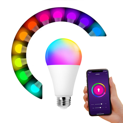 Smart Light 7w 9w 12w E26 E27 B22 Wifi Rgb Cct Led Bulb Tuya Light Bulbs Led Lighting
