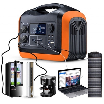 LiFePO4 Battery Type 600W Portable Solar Generator Panel Sets for On-the-go Charging