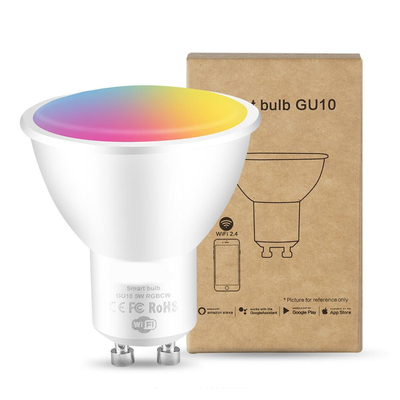 LED Spotlight Lamp Lighting LED Lights Downlight Mr16 Gu10 5w Wi-fi Rgbw Smart Bulb