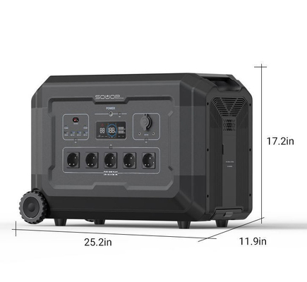ABS PC Material 3600W Solar Generator for Outdoor Camping and Emergency Power Supply