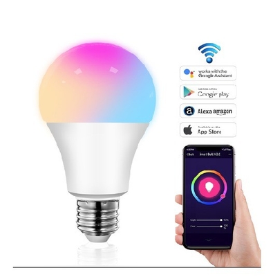 Lighting and Circuitry Design Wifi Rgb Smart Dimmable 9watt LED Bulb with 2835SMD Chip