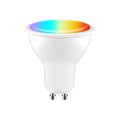 25000 Hours Lifespan Dimmable and Tunable White RGB Color Changing WiFi GU10 Smart Bulb