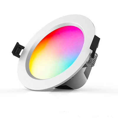 Multicolor Smart Led Downlight with Wifi Tuya App Control and Rgbcw Dimming Function