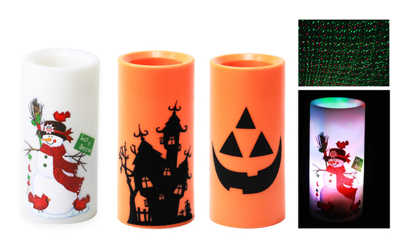 Transform Your 2019 X-MAS Decor with 2W Watts CANDLE Style Led Candle Projector Light