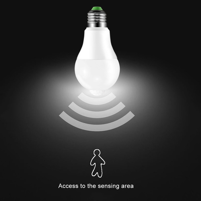 Automatic Light Lamp LED Bulb with PIR Motion Sensor and 80 Ra Color Rendering Index