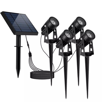 Cool White/Warm White/Multi Color Solar Landscape Spotlights for Garden Path Lighting
