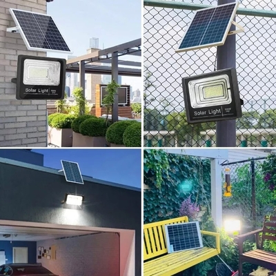 Neon Bulbs Solar Flood Light for Garden 100w 200w 300w Ip67 Portable Led Floodlight
