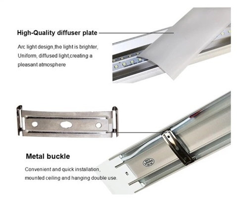 Lamp Luminous Efficiency lm/w 110 36w 40w Led Purified Fixture Tube Ce Rohs Linear Led Light