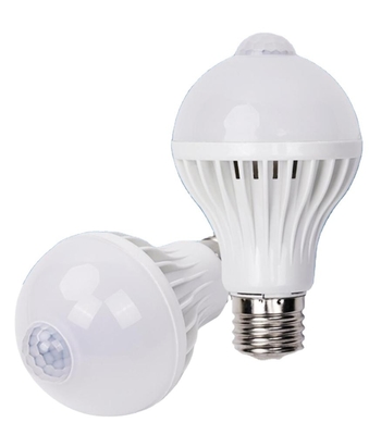 Motion Sensor Lamp High Lumen Induction Bulb 3000k 4000k 6000k White 5w 7w 9w 12w for Home