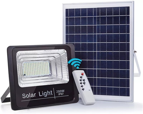 Waterproof Solar Powered Flood Light with Energy-Saving Motion Sensor and LED Lights