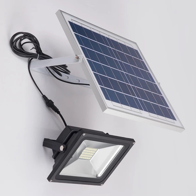Waterproof Solar Powered Flood Light with Energy-Saving Motion Sensor and LED Lights