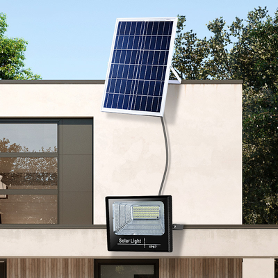 Waterproof Solar Powered Flood Light with Energy-Saving Motion Sensor and LED Lights