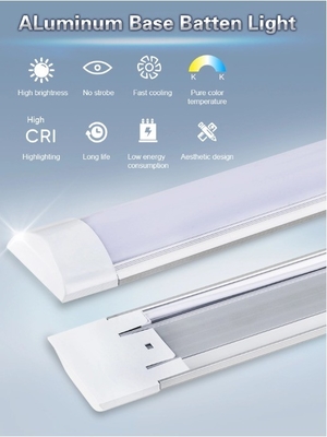 4ft 1200mm LED Batten Tube Light with Frosted Cover and 36w 40w 50w 2835 Epistar LED Chip