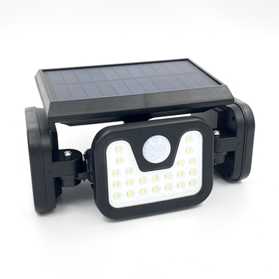 3 Head LED Solar Energy Garden Light Outdoor Waterproof Wall Light Solar Induction Lamp