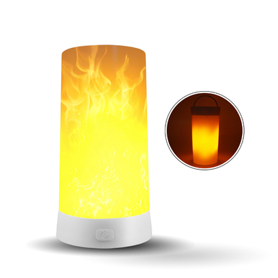 Waterproof Flickering Flame Table Lamp With Remote For Party Working Time hours 10000