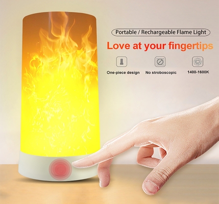 Waterproof Flickering Flame Table Lamp With Remote For Party Working Time hours 10000