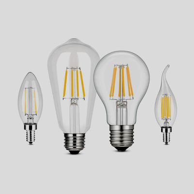 6W Filament LED ST64 Teardrop Bulb E27 Base 3000K Dimmable Vintage Bulb with 110lm/w