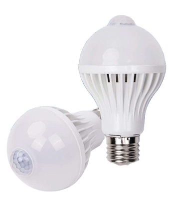 White LED Bulb with Motion Sensor and High Lumen Induction Bulb 3000k 4000k 6000