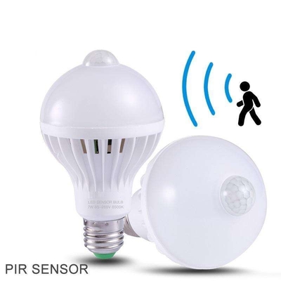 White LED Bulb with Motion Sensor and High Lumen Induction Bulb 3000k 4000k 6000
