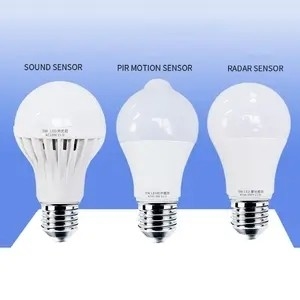 50000 Hour Lifespan Motion Sensor LED Smart Bulb with Automatic Brightness Adjustment