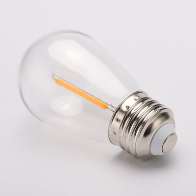 Pc Aluminum Led Single Filament Bulb S14 for Voice Control in Theme Park Party House