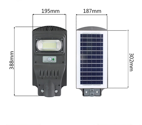 8AH 3.2V Battery Solar Street Security Lights power LED Lamps for Commercial Areas