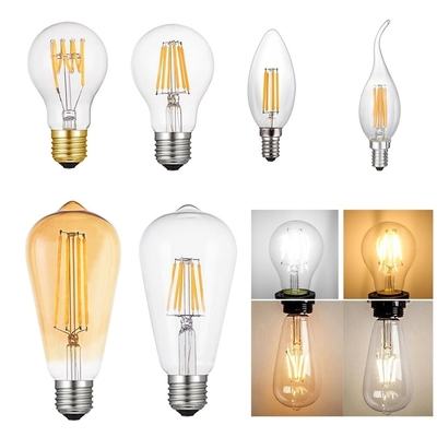 High Lumen 12V 8W E27 A60 Edison Bulb for Work Function and Decorative Lighting Needs